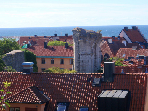 Visby city wall/fortress.